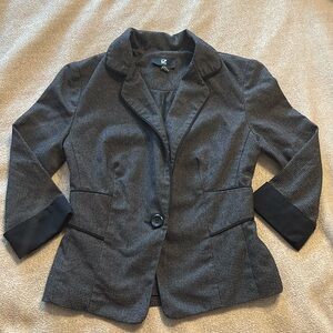 Stylist Blazer -black and charcoal gray